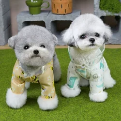 Impermeable con capucha para perros pequeños y gatos – Estampado dibujos
