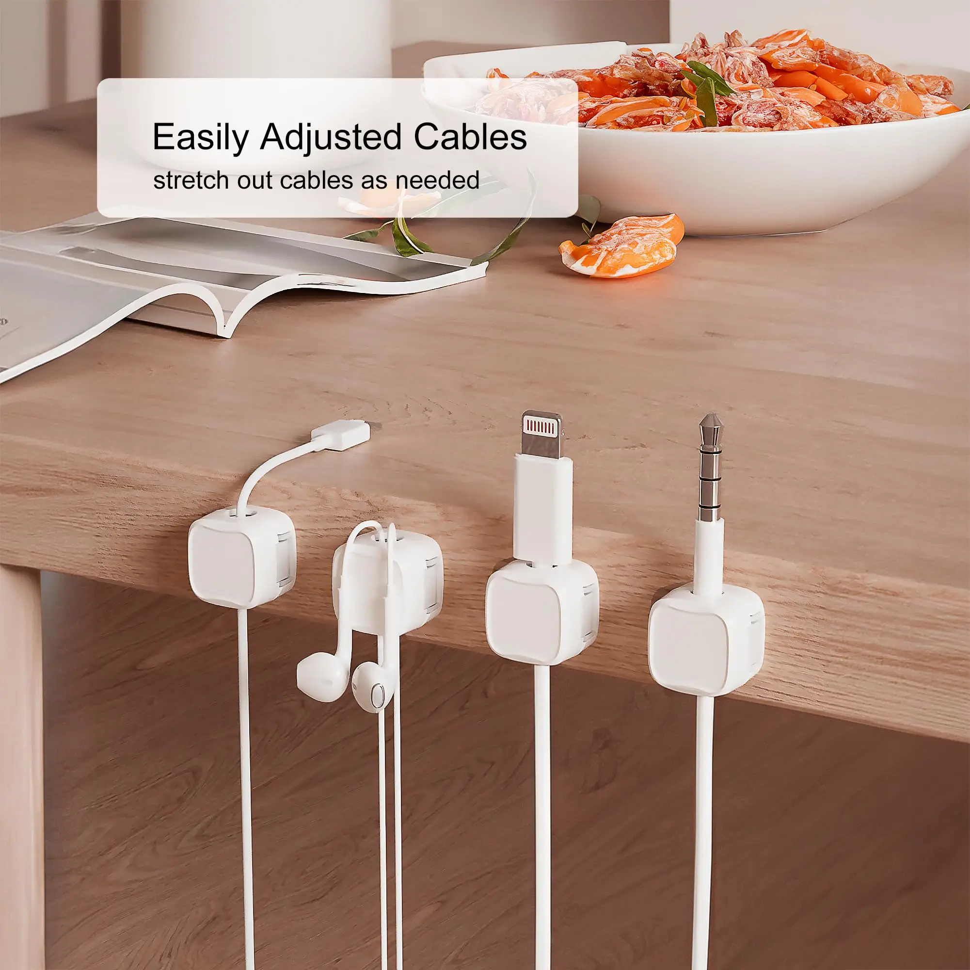 Detalle del clip magnético