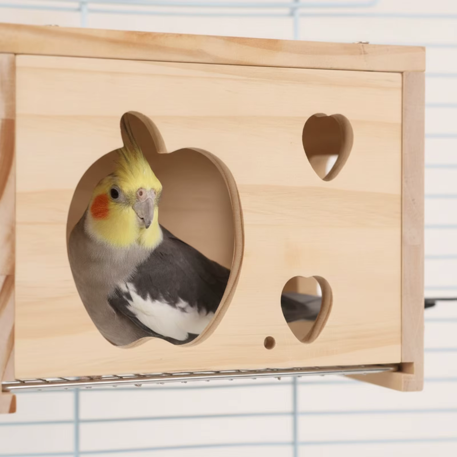 Casa nido cubierta para pájaros – Segura y fácil instalar - imagen 4