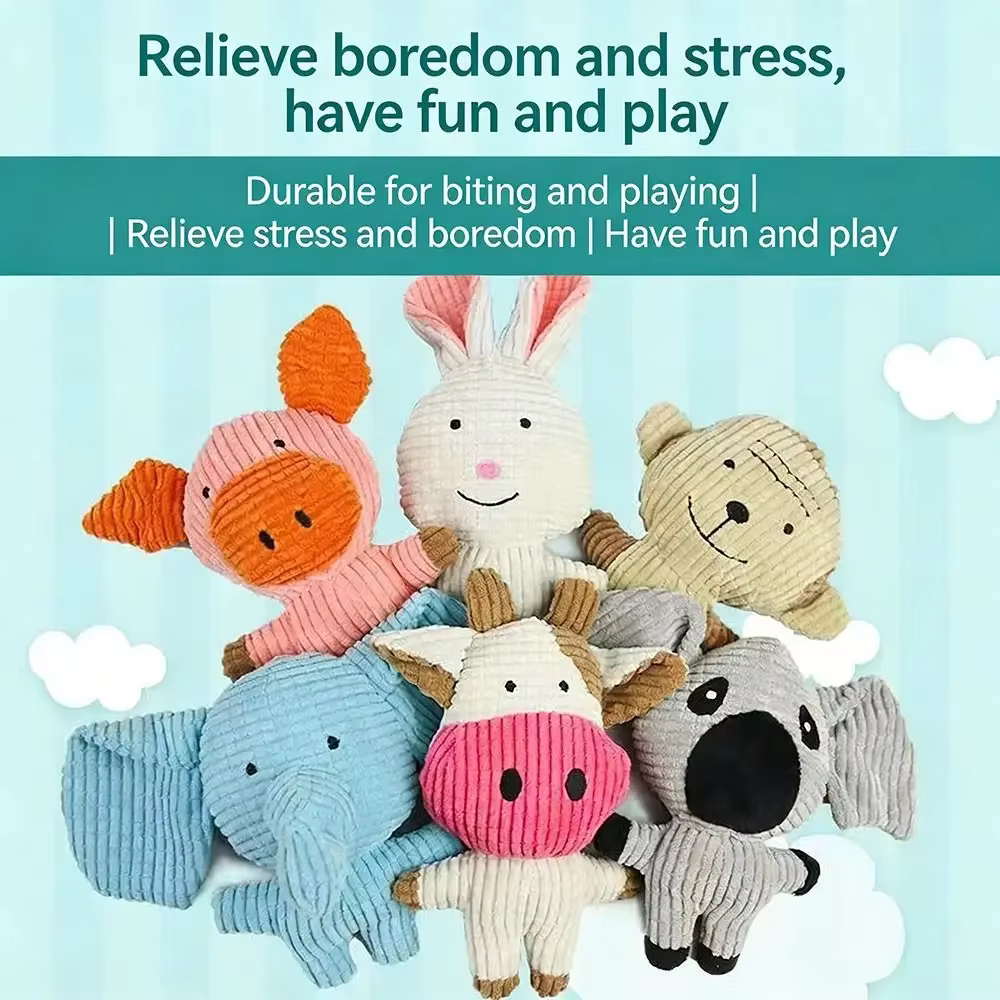 Peluche interactivo con sonido para cachorros y perros pequeños - imagen 5