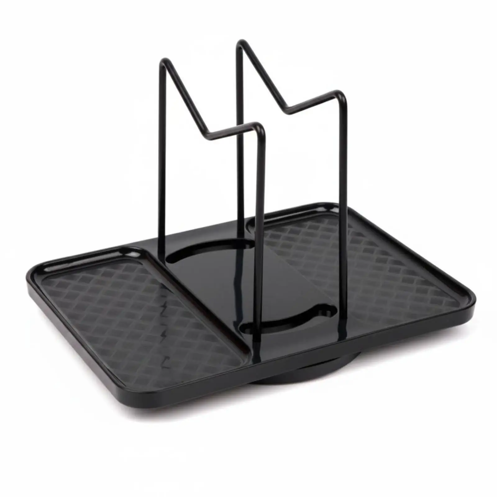 Porta Servilletas Giratorio de Metal Antideslizante para Mesa - imagen 2