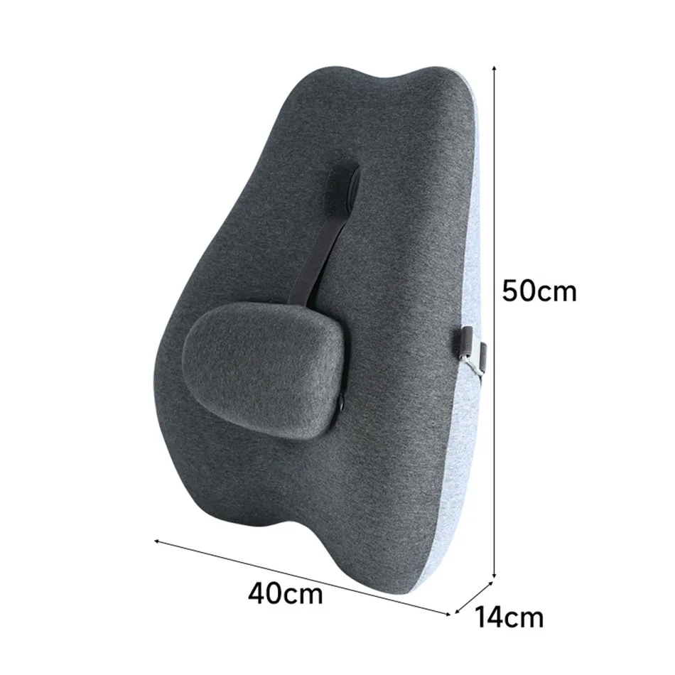 Almohada lumbar ergonómica vista frontal