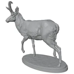Miniatura de Antílope en 3D para Juegos de Mesa y Mesa de Estrategia