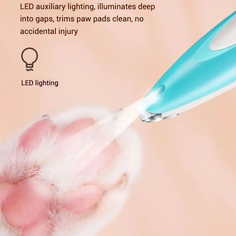 Cortapelos recargable para perros y gatos con luz LED - imagen 4