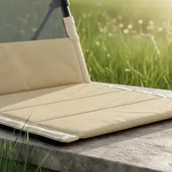 Silla de playa con respaldo y cojín plegable para gatos y perros