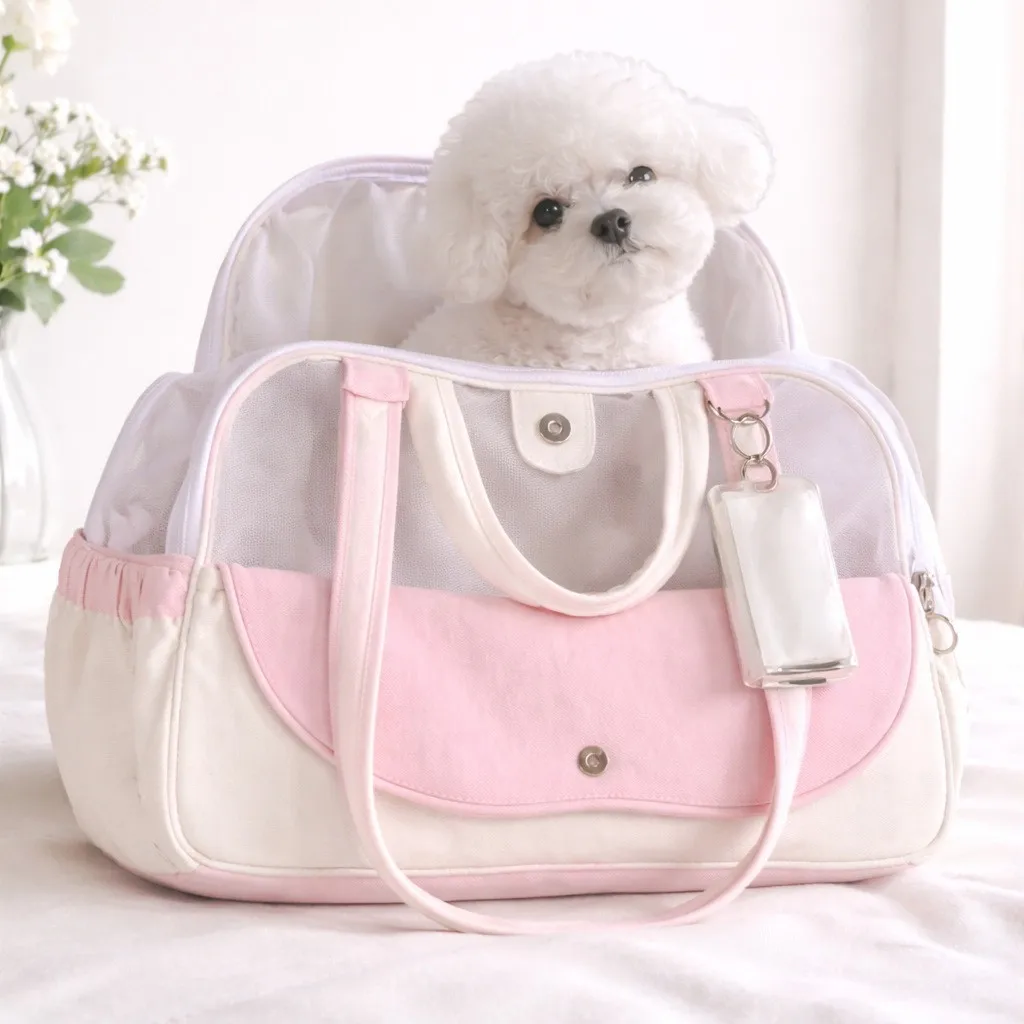 Bolsa Transporte Mascotas con Malla Transpirable – Para Gatos y Perros Pequeños - imagen 4