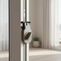 Cerradura de ventana de aluminio: pestillo de seguridad compacto