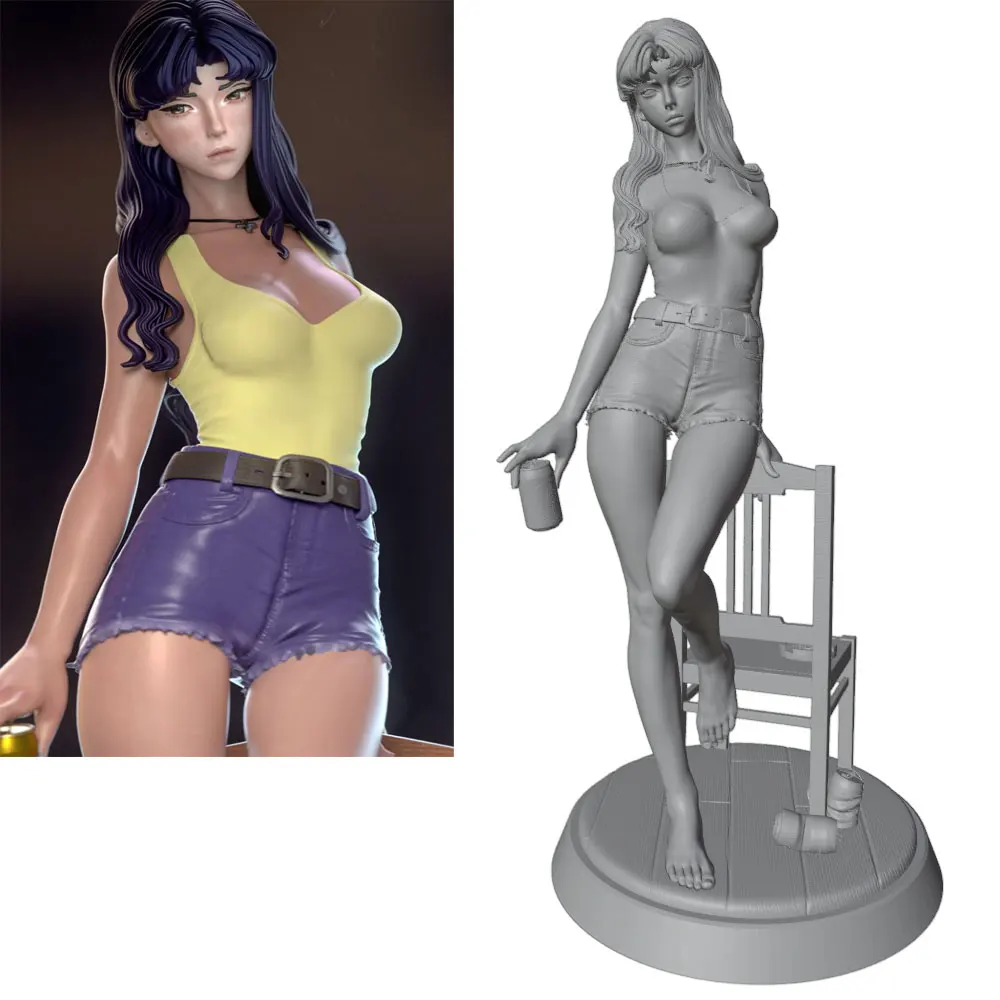 Miniatura Gk impresa en 3D en color gris