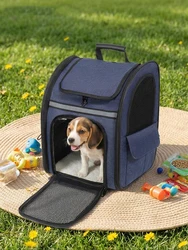 Mochila transportadora gato expandible malla sombra senderismo viaje