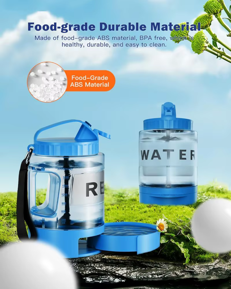 Botella portátil de gran capacidad para mascota