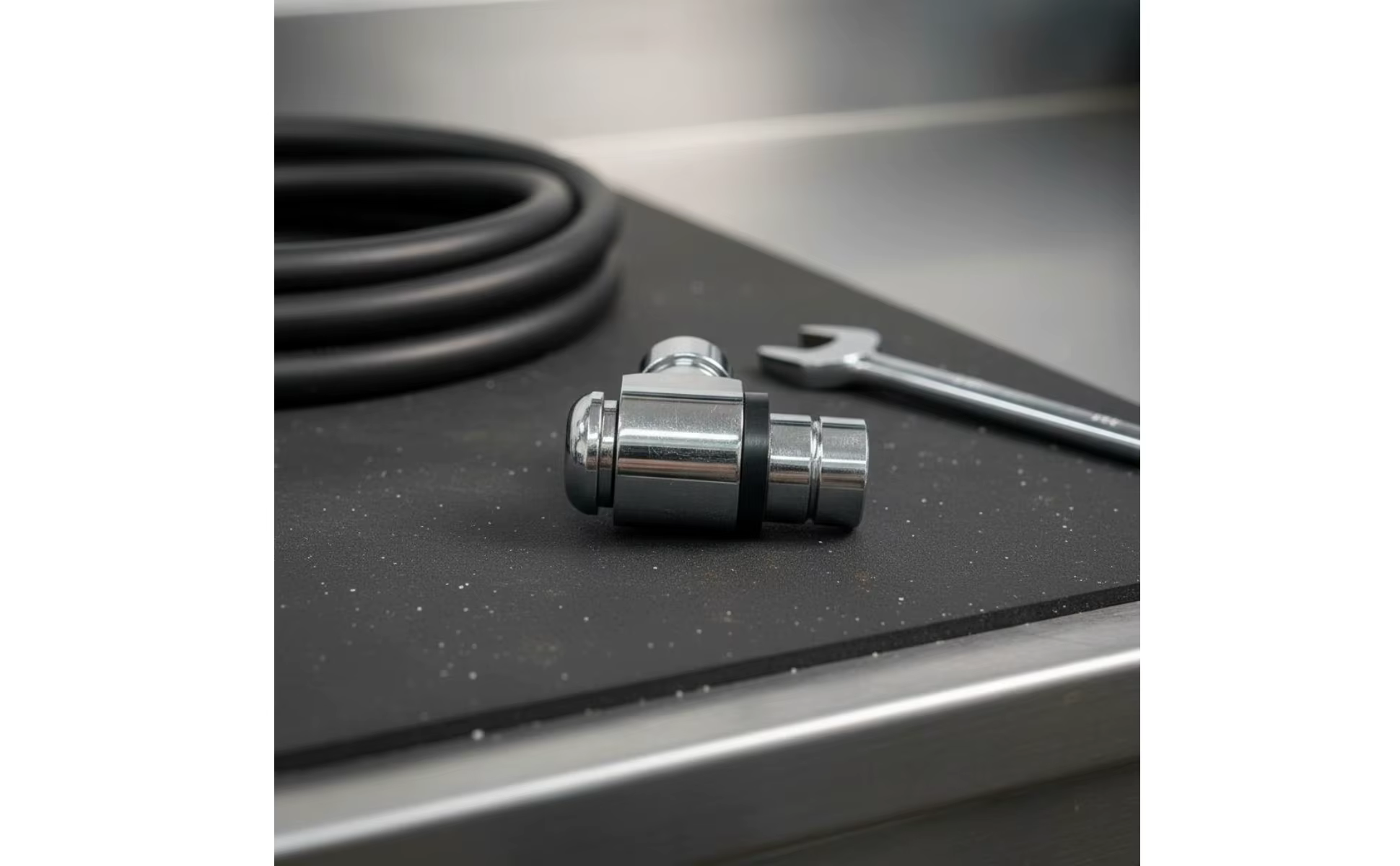 Conector compacto y ligero para líneas subacuáticas