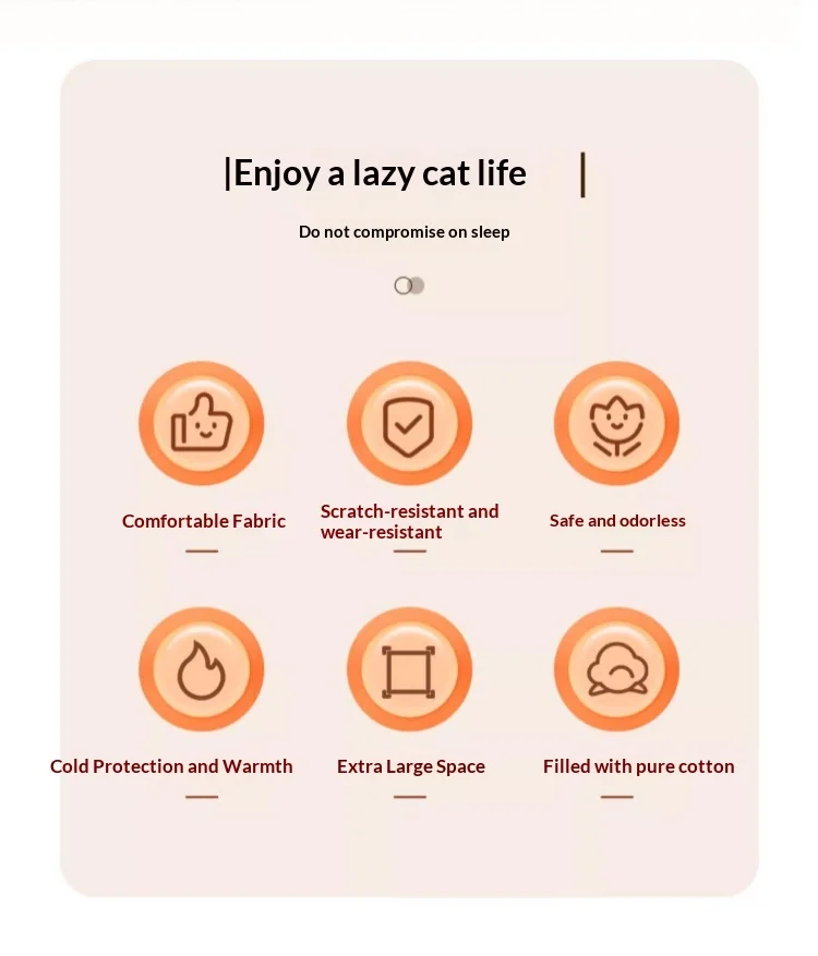 Cama para mascotas ideal para interiores