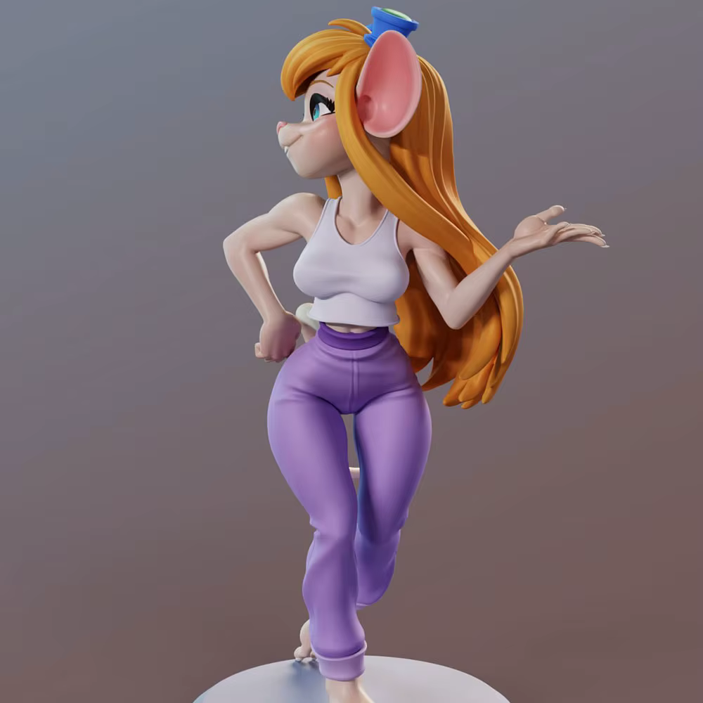 Figura miniatura de anime 3D para pintar y montar – Modelo DIY - imagen 4