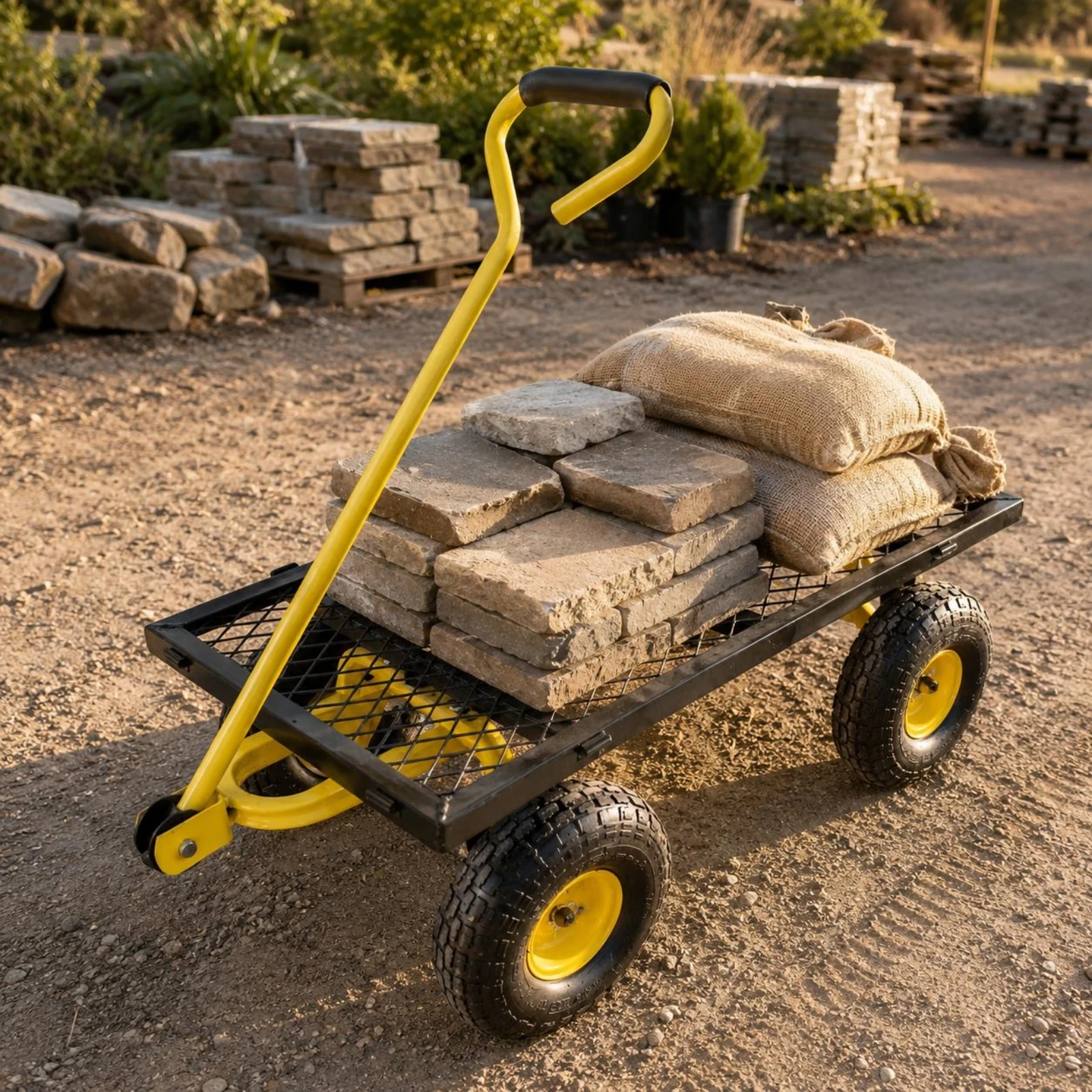 Transportín plegable tipo carretilla para perros y gatos de acero - imagen 4