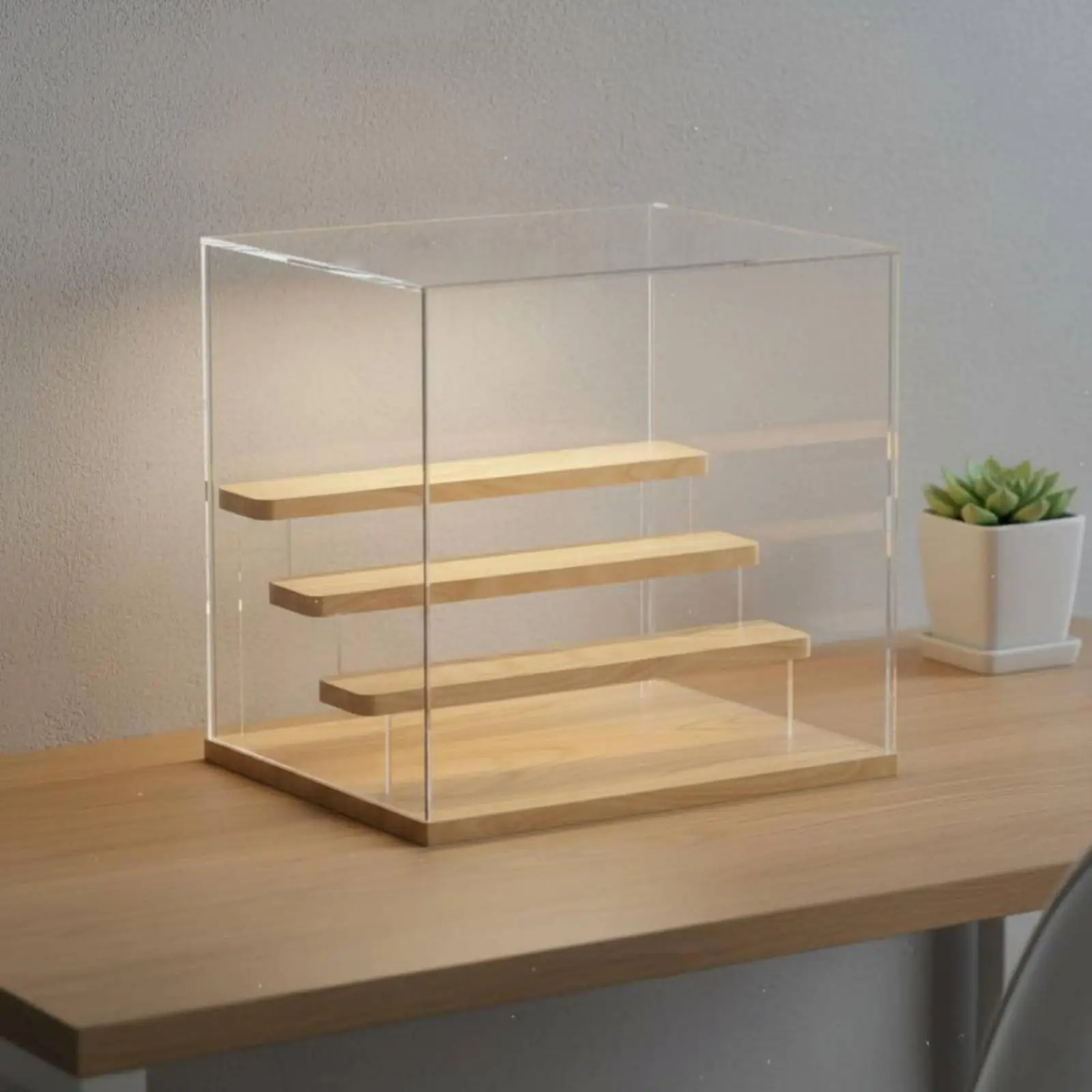 Estantes de pared para gatos: madera, acrílico y escalones - imagen 5