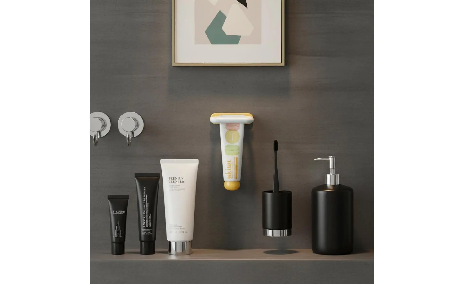 Soporte adhesivo para baño