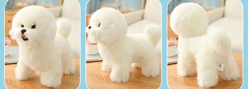 Juguete de peluche Bichon suave