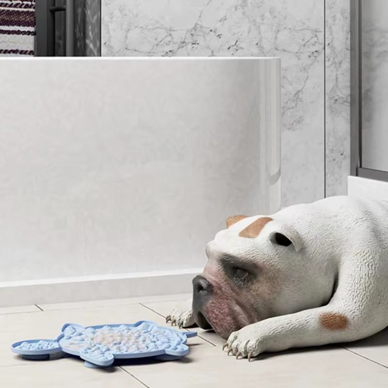 Plato silicone antideslizante para perros – Fuentecilla turtle para alimentación lenta - imagen 3