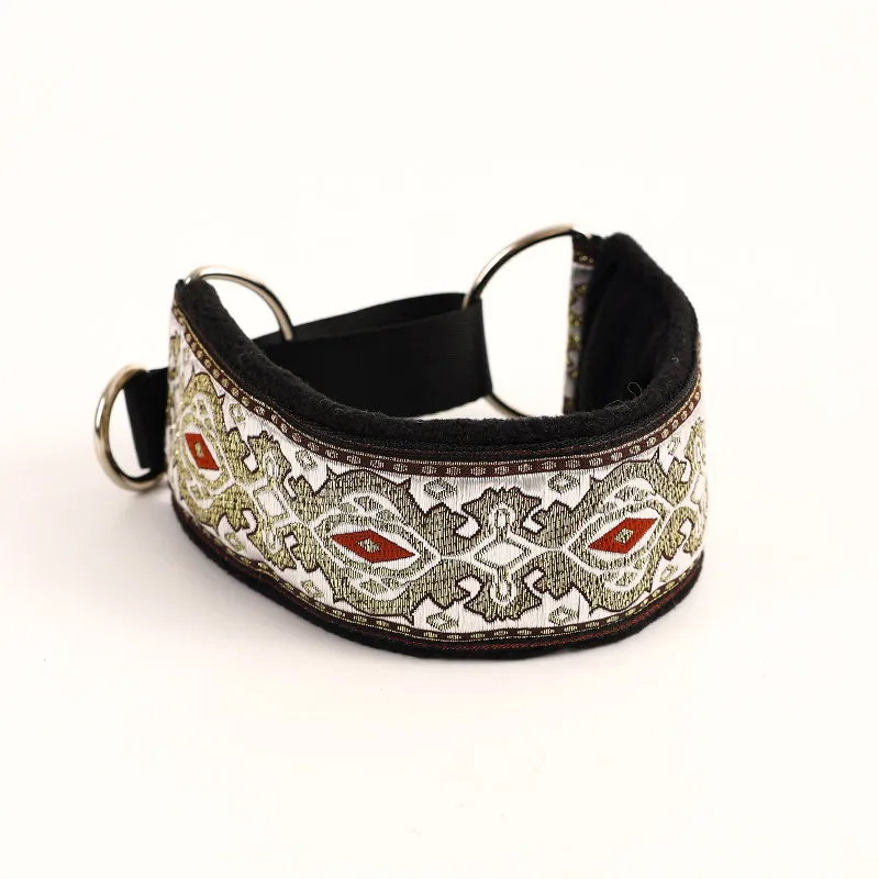 Collar cálido étnico para Whippet y galgo italiano punk de invierno - imagen 3