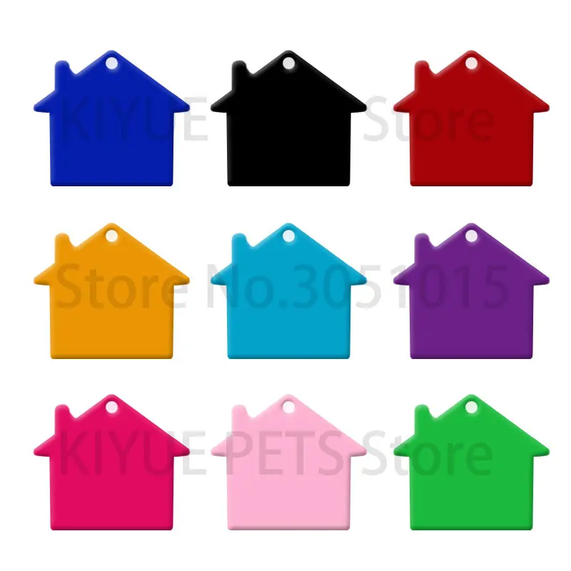 Placa de identificación personalizable aluminio para gatos y perros - imagen 4