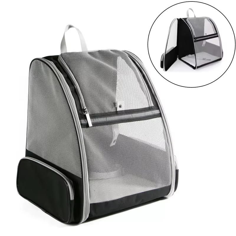 Mochila transportadora transpirable para gatos y perros pequeños