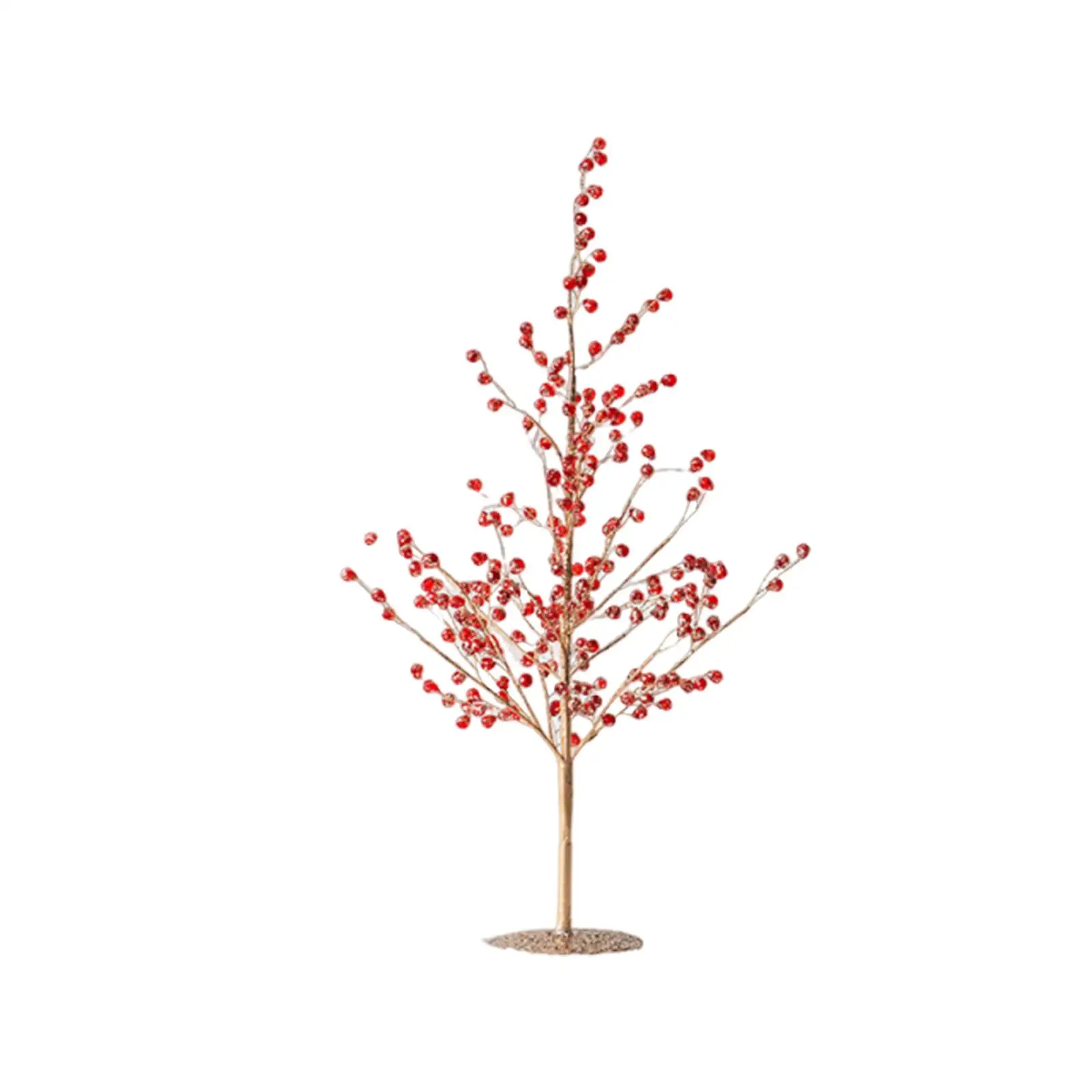 Árbol abedul artificial en mesa de centro