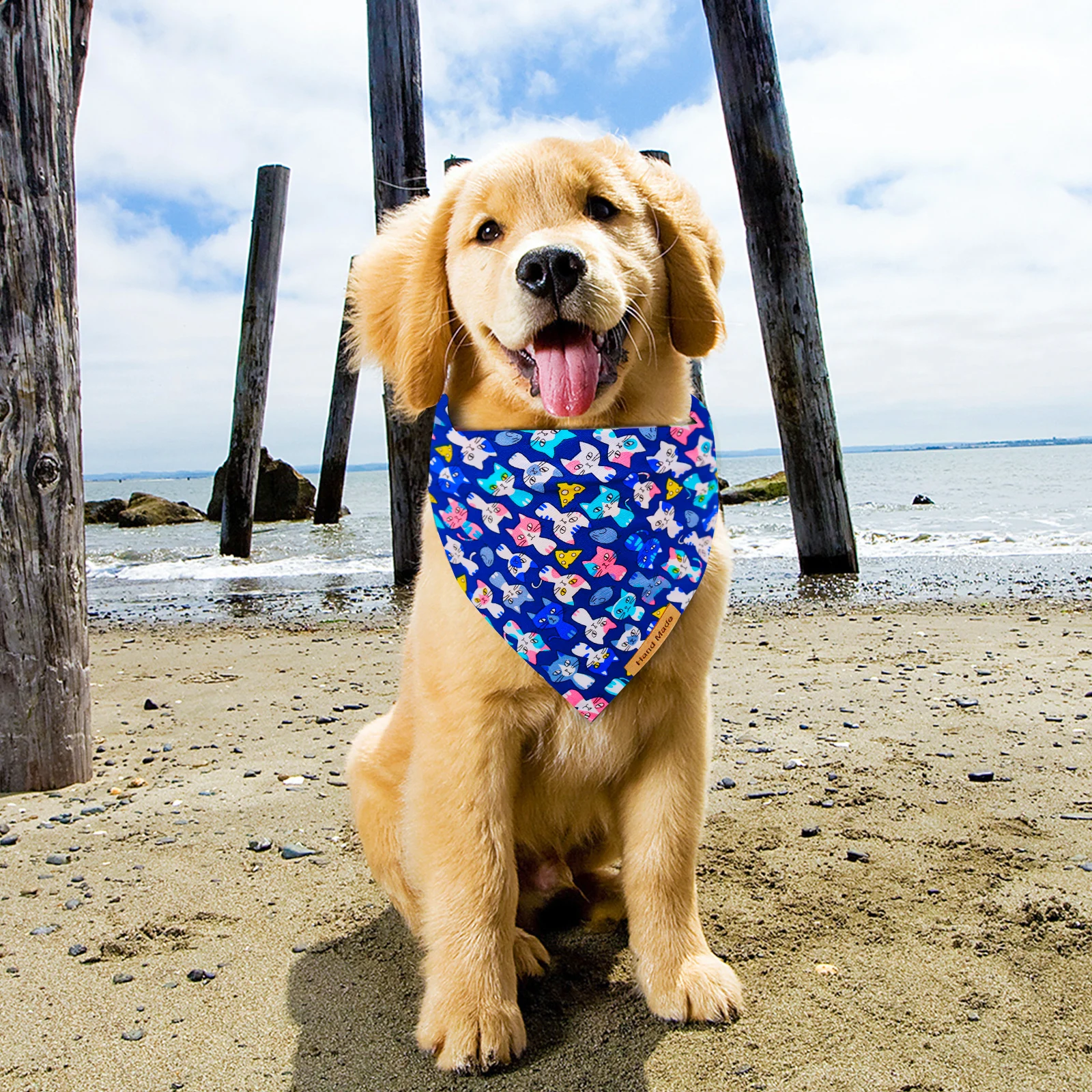 Pañuelos de verano para perros y gatos pequeños, bandana - imagen 3