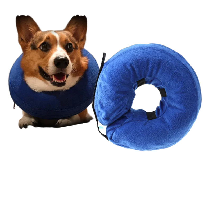 Collar inflable para perros – Protector postoperatorio suave - imagen 4