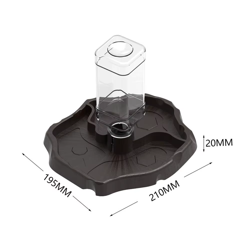 Dispensador automático de agua y alimento para tortugas de terrario - imagen 3
