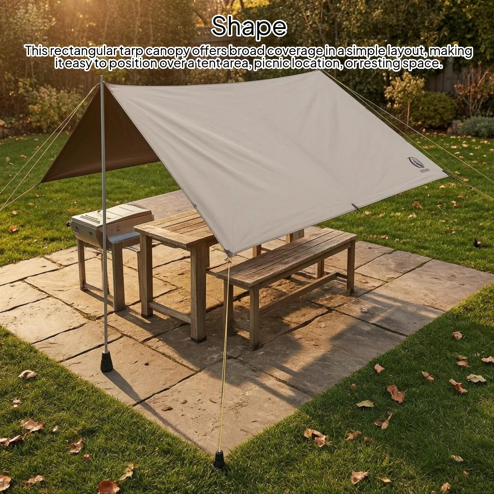 Lona impermeable caqui para perros y gatos, material Oxford - imagen 4
