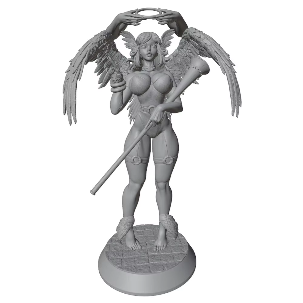 Figura Resina 1/24 Chica Sexy – Kit Miniatura GK Impresa 3D, Muñeca DIY Sin Pintar - imagen 5
