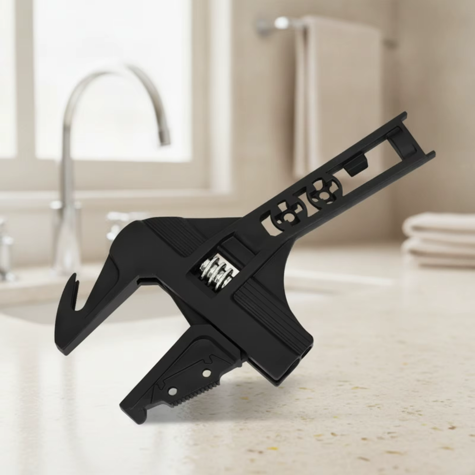 Llave ajustable de agarre texturizado para reparaciones del baño - imagen 2