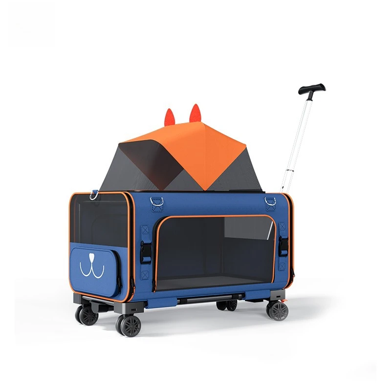 Bolsa de transporte tipo carrito para perros pequeños y gatos