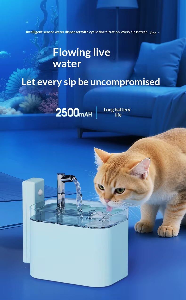 Fuente de agua automática para mascotas