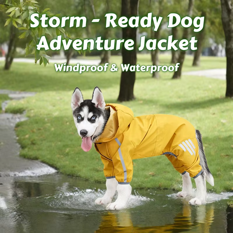 Impermeable para Perros Pequeños y Medianos con Detalle Reflectante - imagen 5