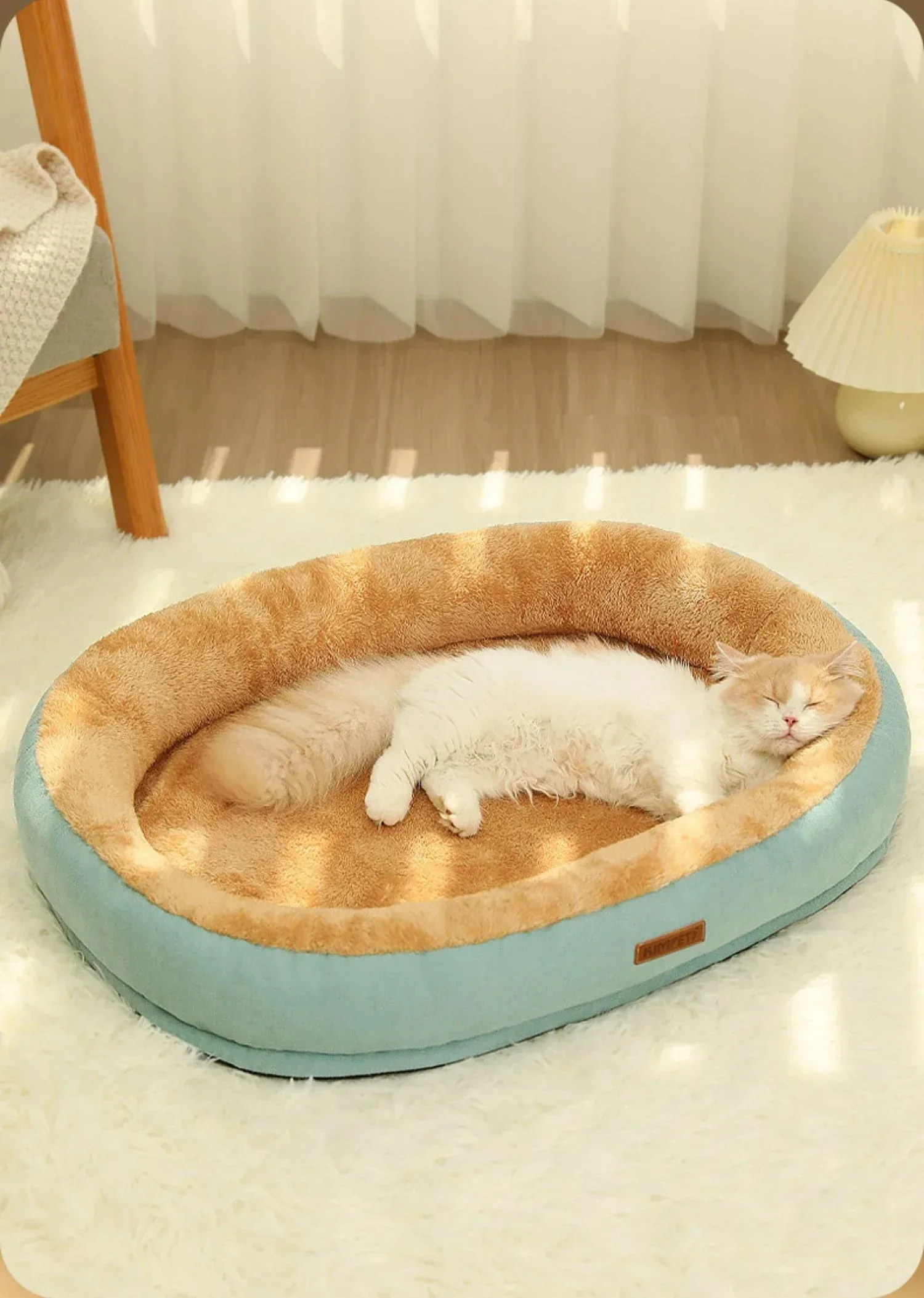 Cama BeiYu Pet con textura de felpa suave