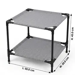 Cama doble elevada para gatos – Refrescante, transpirable y portátil