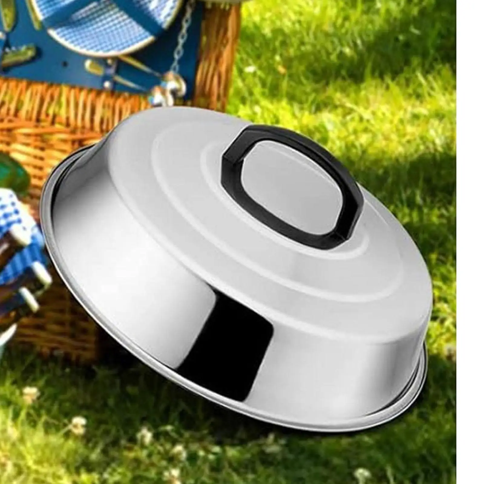 Tapa cúpula vapor para plancha hamburguesas – Cubierta acero inoxidable - imagen 3