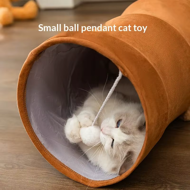 Túnel de Juego Plegable para Gatos – Juguete Interior Interactivo - imagen 3
