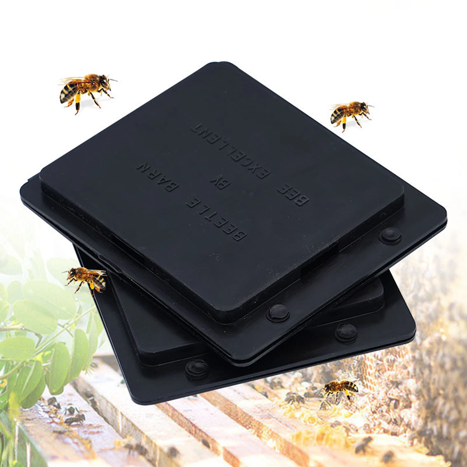 Trampa beetle blaster en colmena