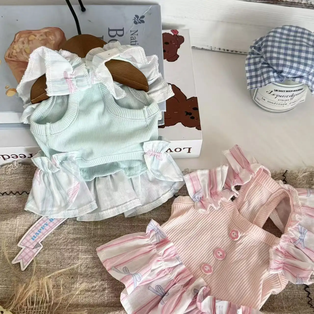 Vestido Verano para Perros Pequeños – Top con Manga Volante - imagen 4