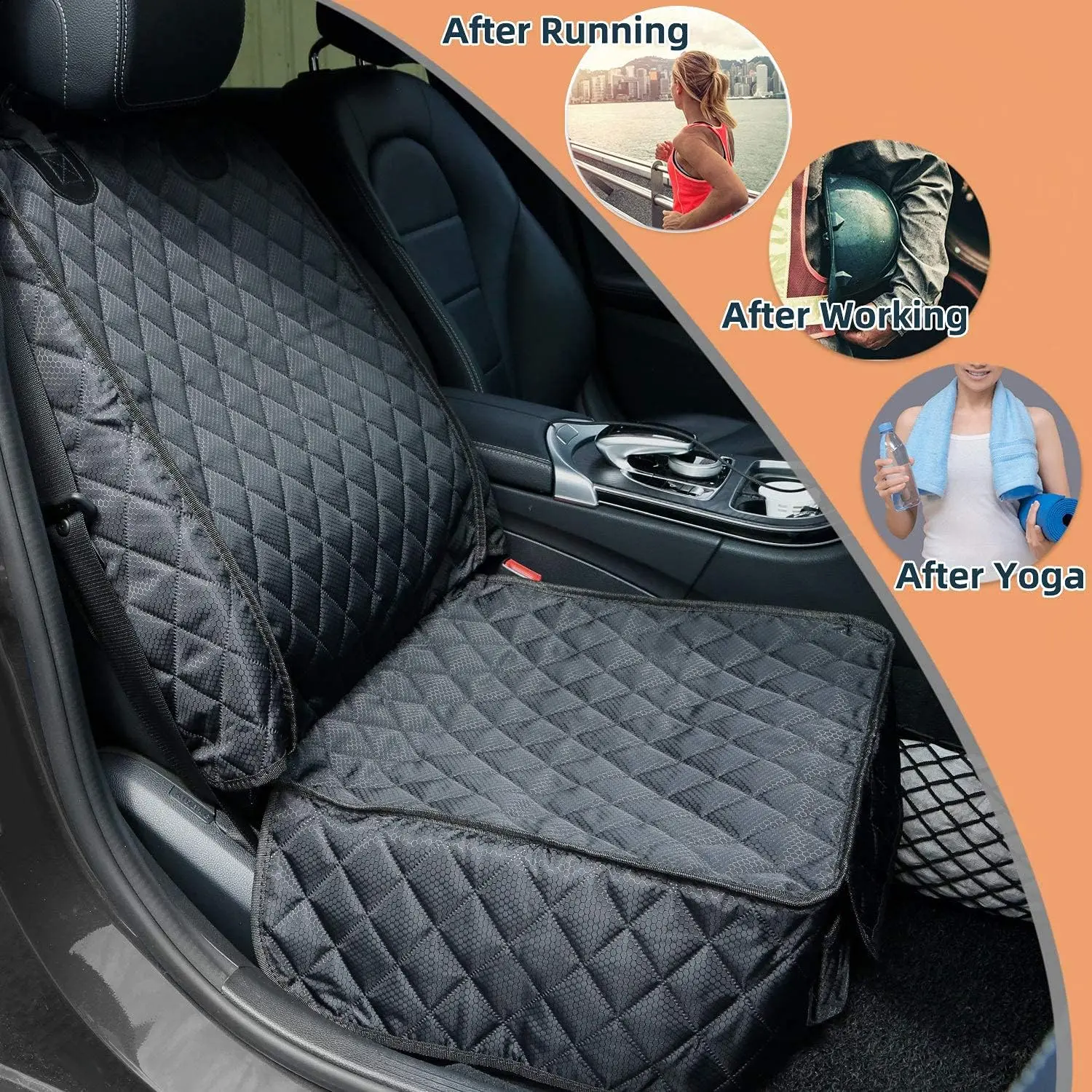 Funda impermeable para asiento delantero de coche para perros - imagen 5