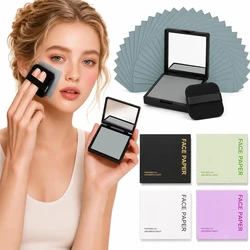 Papel absorbente grasa cara 3 en 1 con espejo – 100 unidades cuidado facial diario