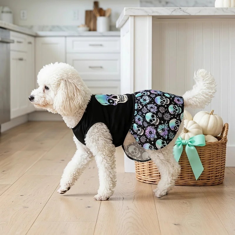 Vestido Tutú Calavera para Perro – Disfraz Halloween - imagen 5