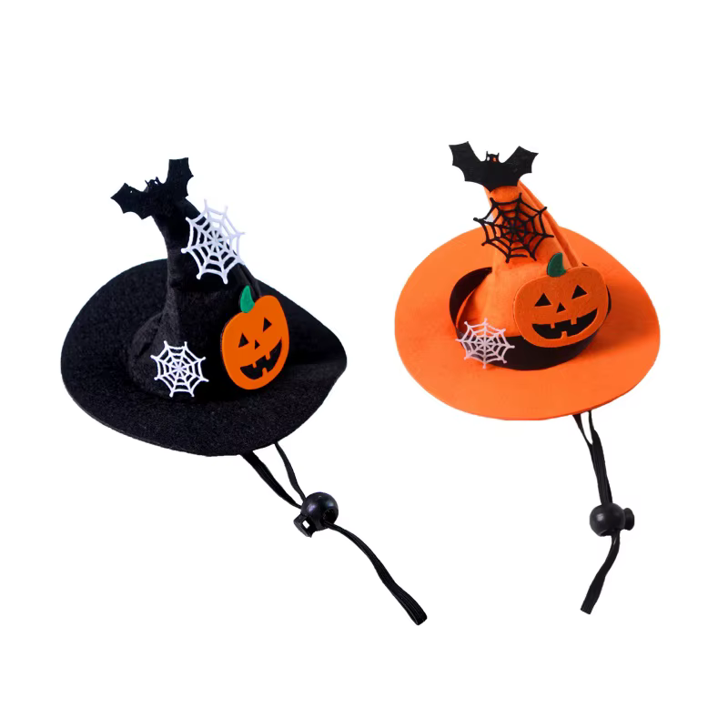 Disfraz de Halloween para gatos: capa y gorro con sombrero - imagen 4