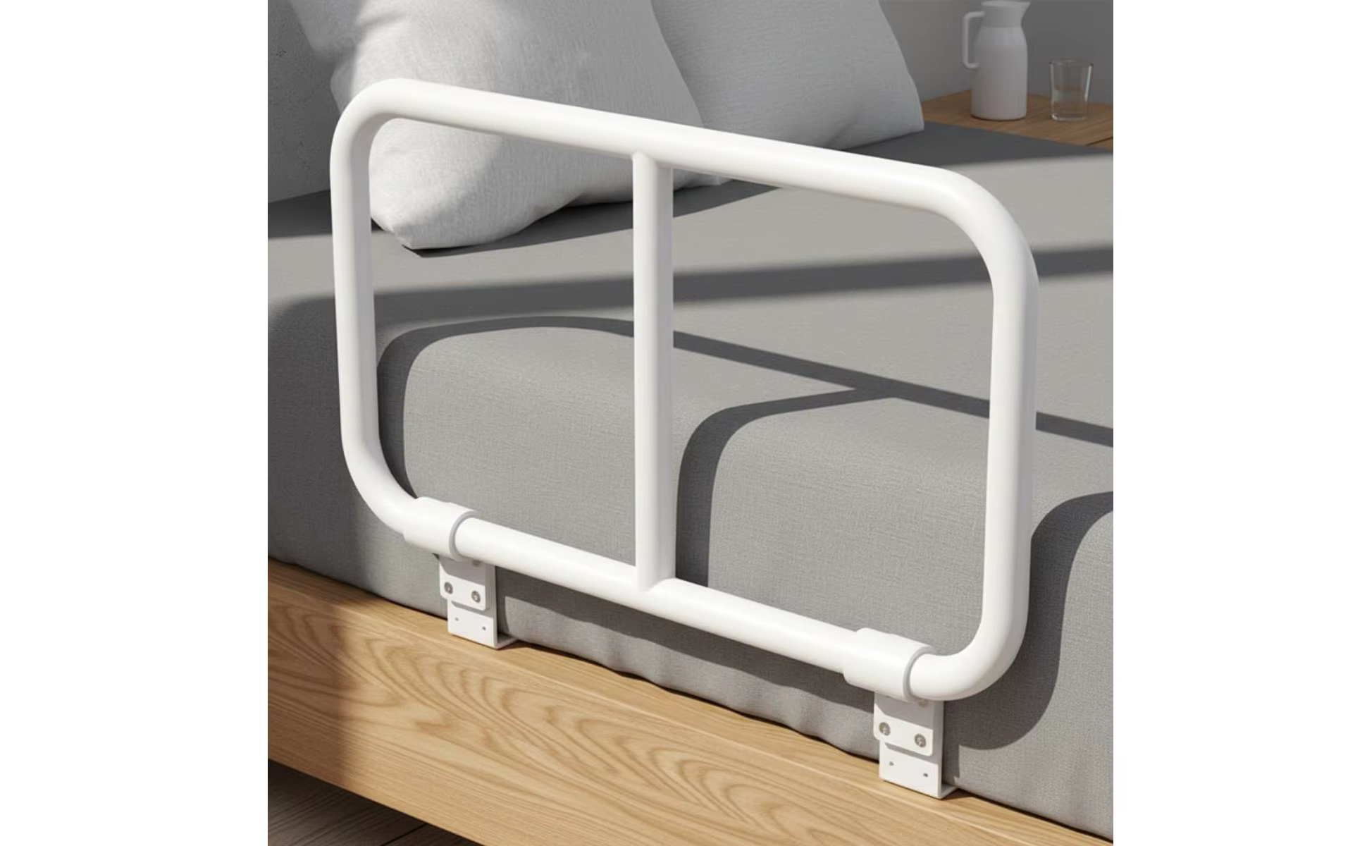 Barra de seguridad para cama de ancianos con diseño plegable