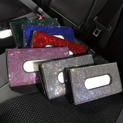 Caja pañuelos brillante con diamantes para el coche