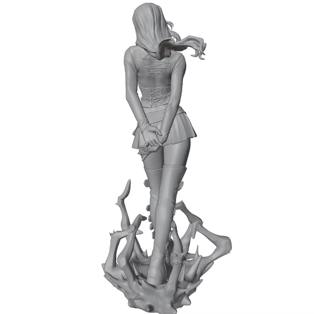 Miniatura modelo GK gris DIY, sin pintar y sin montar - imagen 5