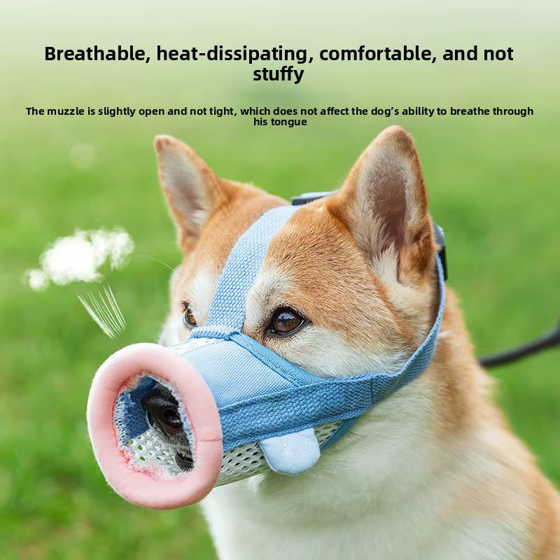 Bozal de malla transpirable para perros – Suave y ajustable - imagen 5