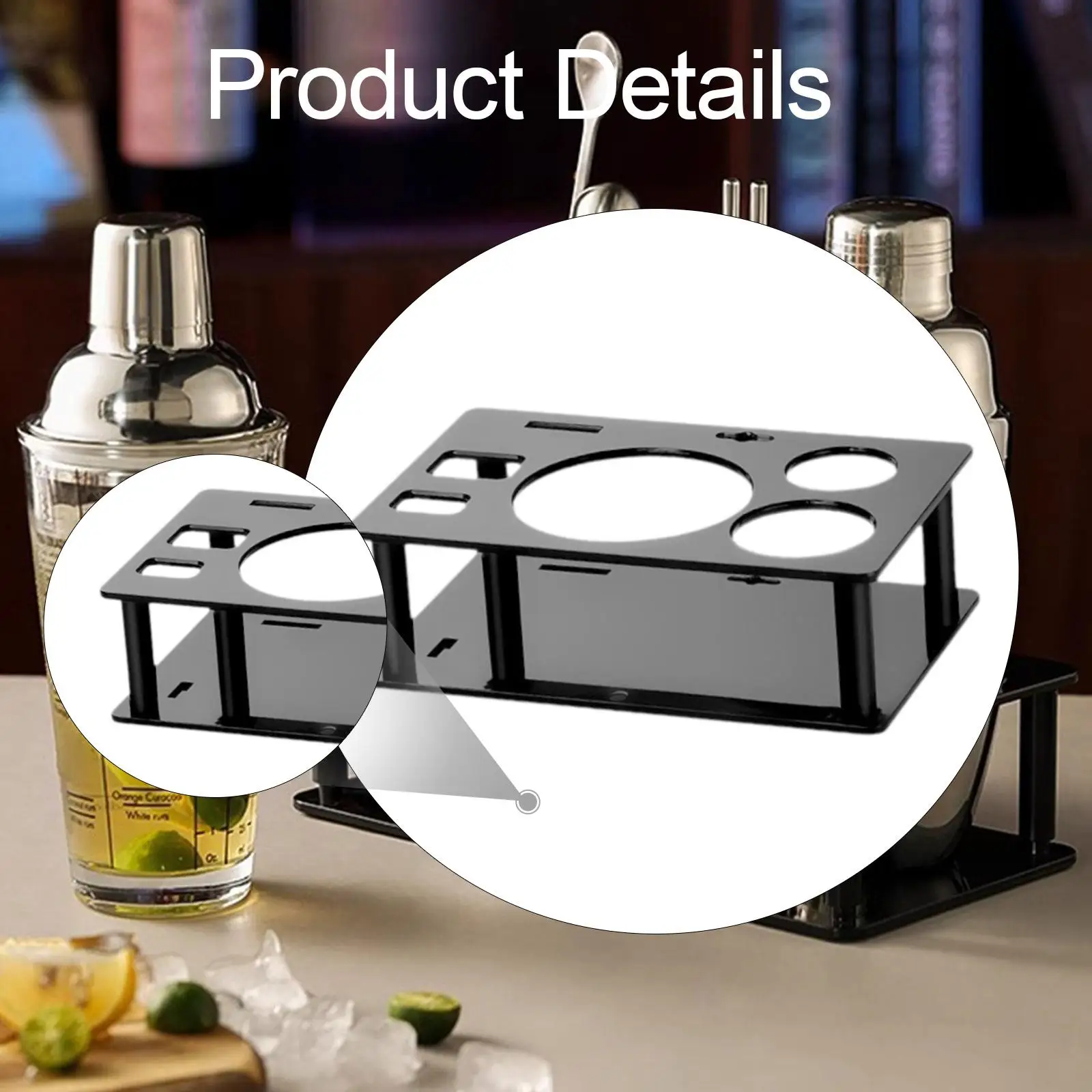 PortaCoctelera Profesional – Soporte Organizador para Barra - imagen 3